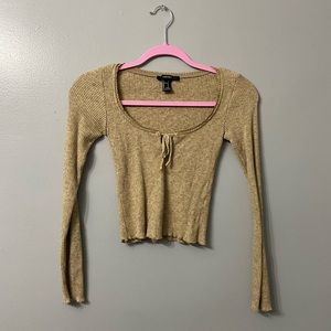 Soft Cream Long Sleeved Blouse